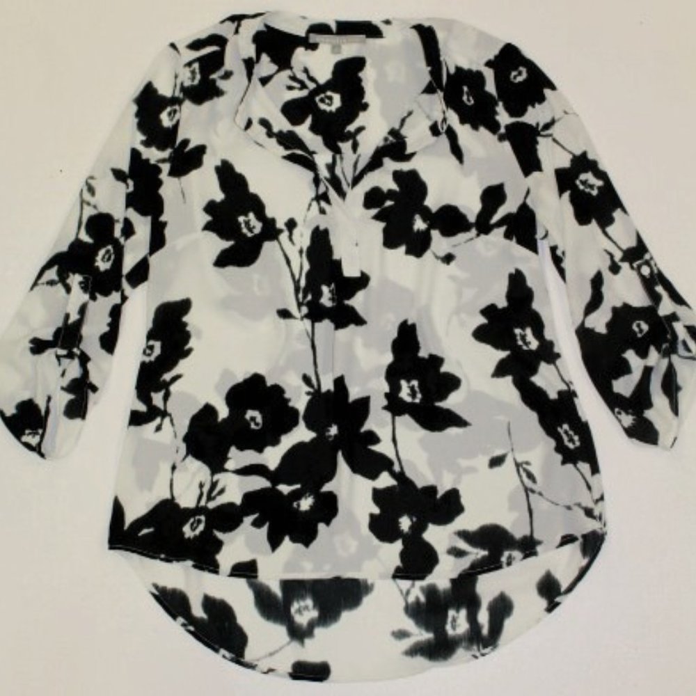 Daniel Rainn Koda Split Neck Blouse